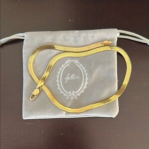 Fallon “Hailey” gold necklace- short length